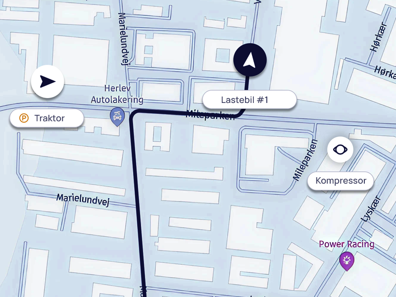 Flåtekart og oversikt